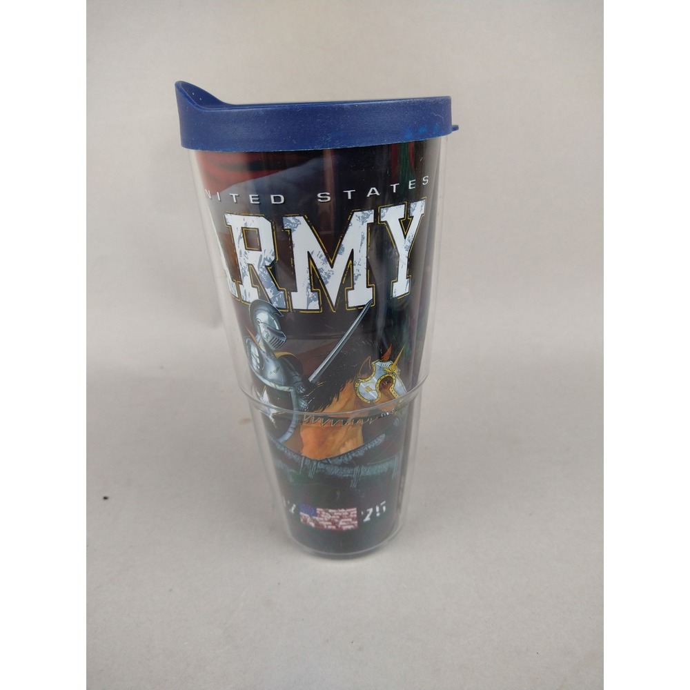 Tervis Tumbler 24oz US Army Guy Harvey American Flag Insulated Travel‎ Mug
